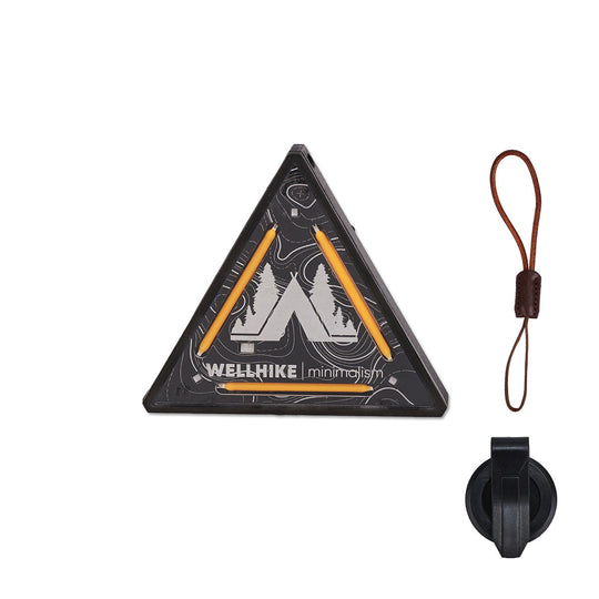 TriBadge - Rechargeable Triangle Clip Light For Camping, Warning Signal & EDC