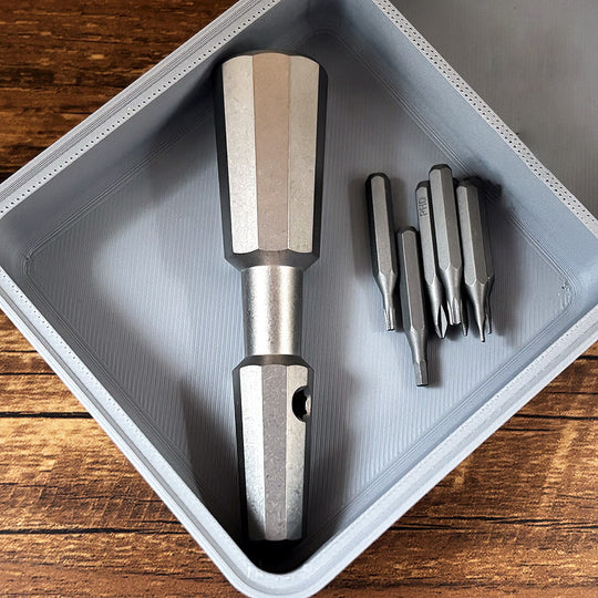 PolyTi – Compact Polygon Bit Driver With Internal Storage For EDC