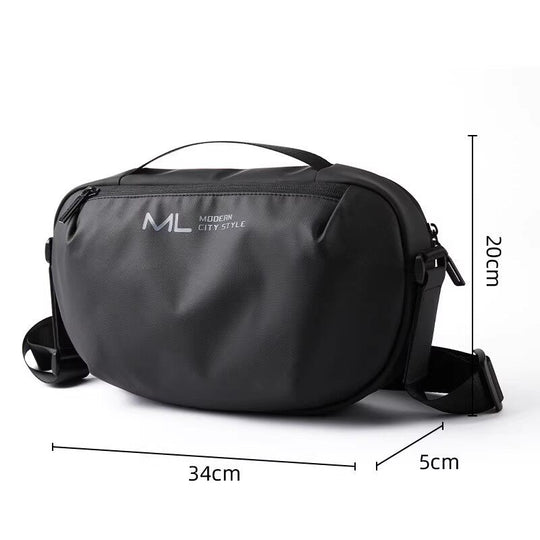UrbanRig – Trendy Leather Chest Sling For Commuting, Travel & Daily Style
