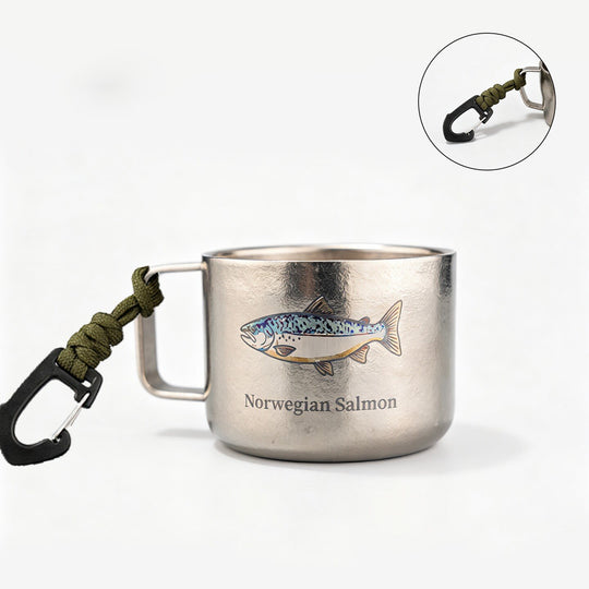 The Finor:Titanium Mini Lightweight Mug Outdoor Cup