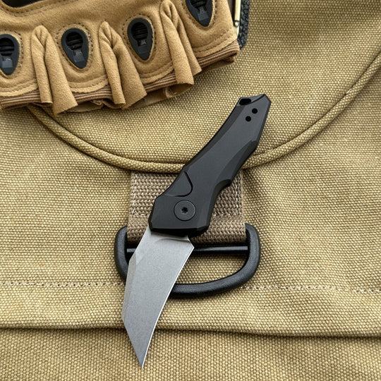 Rainbow Shield:Aluminum Handle Mini Outdoor Folding Pocket EDC Knife