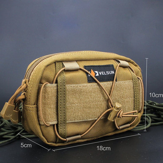 The TrekPod: Cordura Fabric Tactical Belt MOLLE Phone Waist Pack