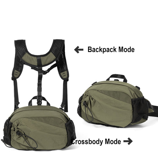VersaPak – 3-In-1 Lightweight Convertible Backpack For Hiking, Cycling & Travel