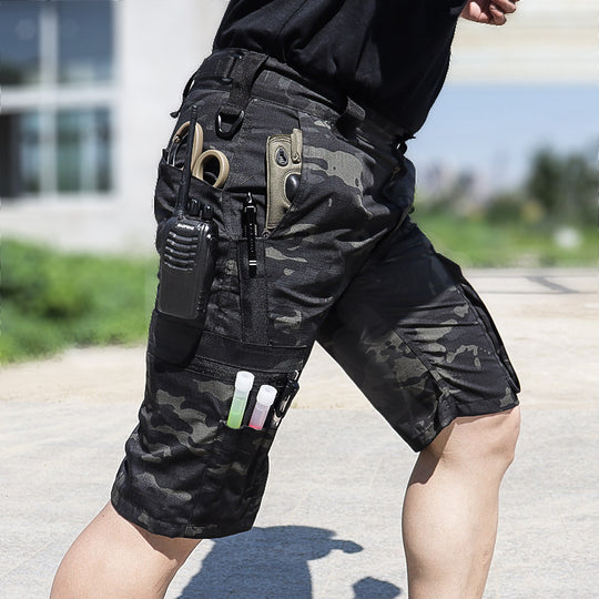 Vent Camo – Breathable Quick-Dry MC Camo Cargo Shorts For Summer & Commute.