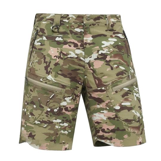 CoolDry Tactical – Lightweight Quick-Dry Camo Cargo Shorts For Summer & Commute