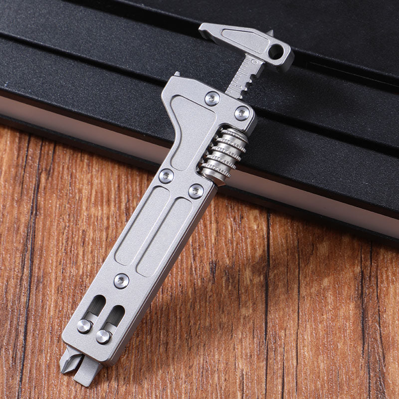 The Vanguard:10-in-1 Titanium Alloy Multif-tool Utility Outdoor Portable Tool