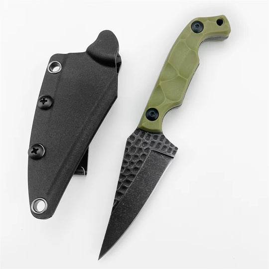 The Stroup:Fixed Blade Compact EDC Survival Pocket Knife