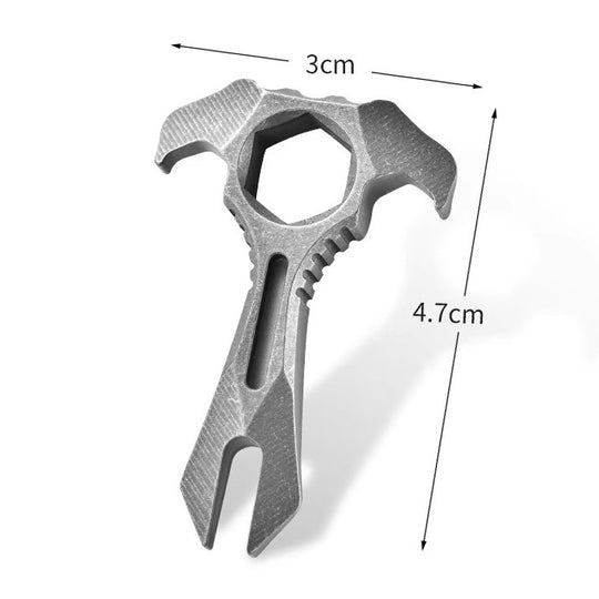 The Ironclad:Titanium EDC Knuckle-Style Utility Multi-Tool