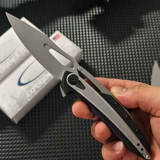 The Renvik:CPM 20CV Steel Portable Sharp Blade EDC Folding Knife