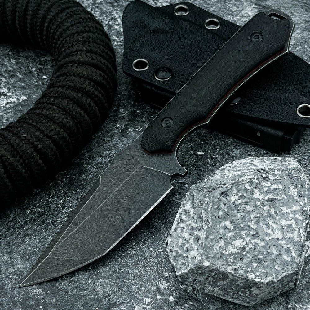 TheDrifter:Compact Outdoor 8Cr13MoV Steel Fixed Blade EDC Knife
