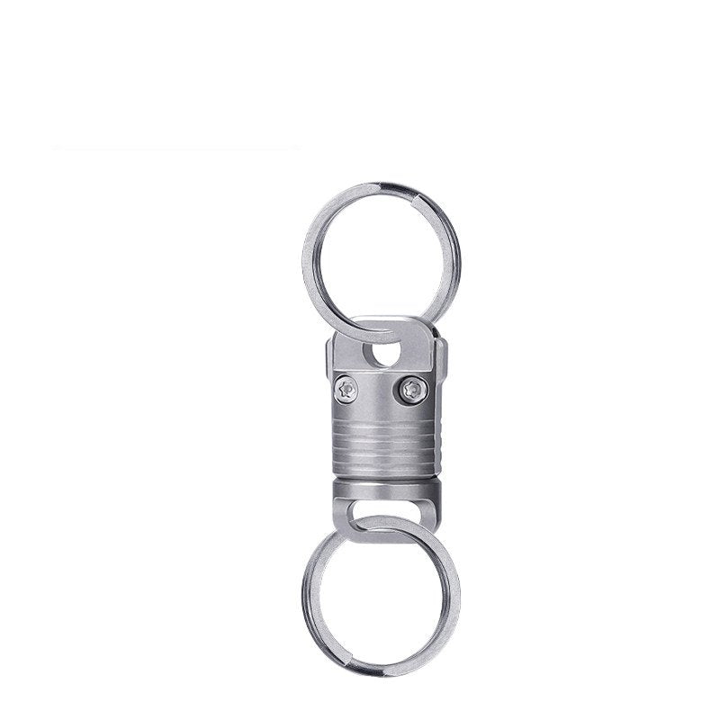 Magic Levitation:Titanium Alloy Magnetic Keychain Universal Snap Connector Buckle Set