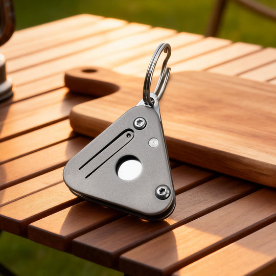 Zero-Bulk:Ultra Mini Titanium Pocket Keychain EDCFolding Knife