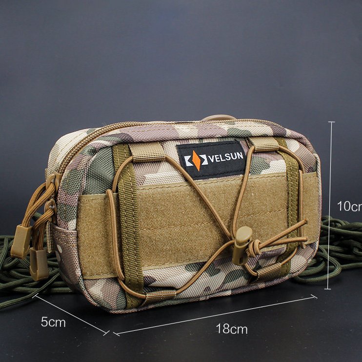 The TrekPod: Cordura Fabric Tactical Belt MOLLE Phone Waist Pack