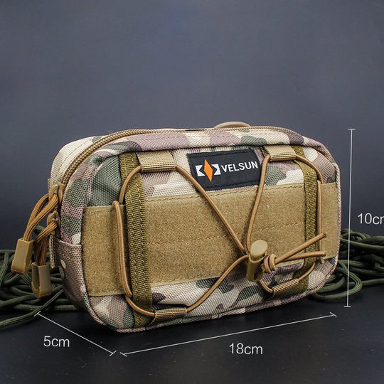 The TrekPod: Cordura Fabric Tactical Belt MOLLE Phone Waist Pack