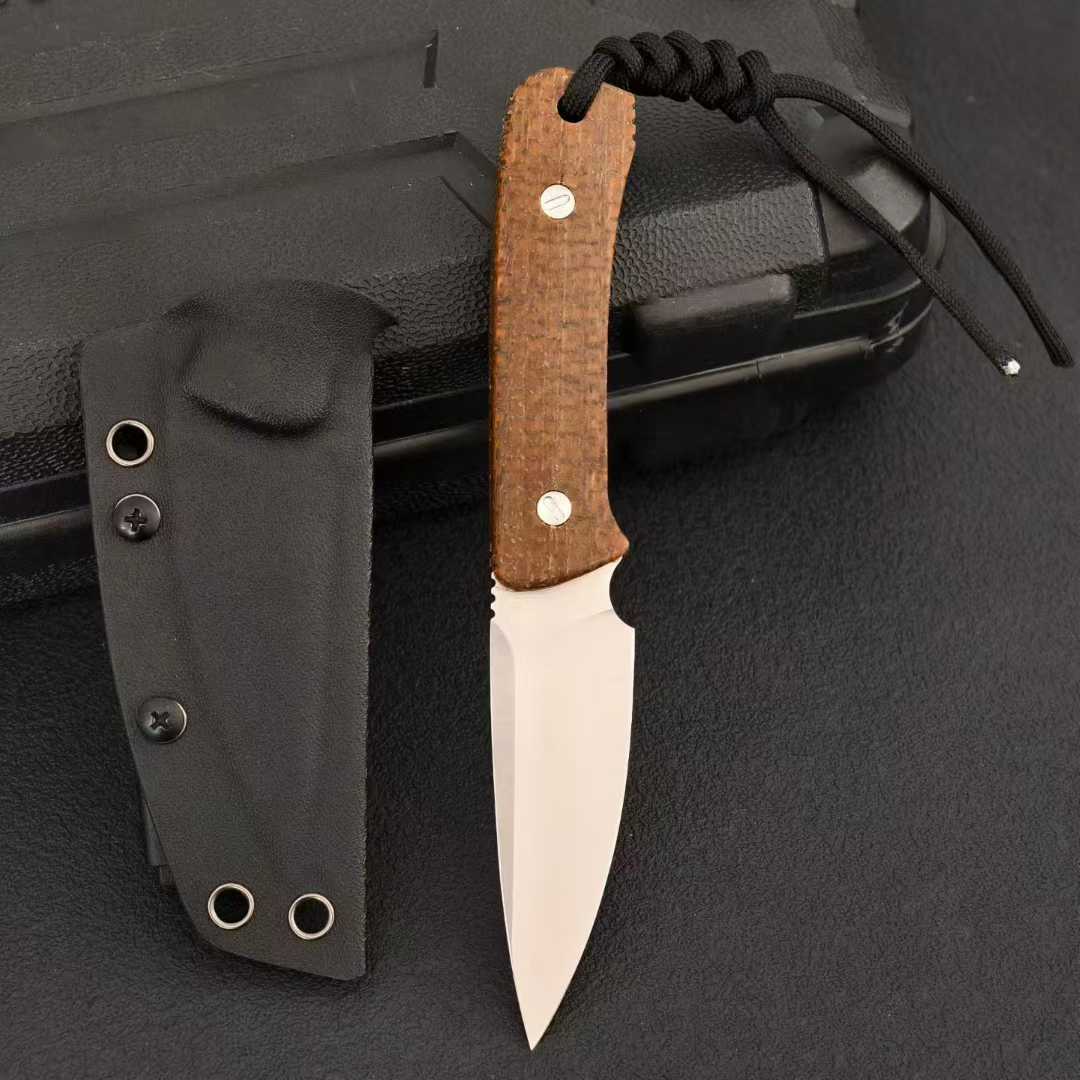 Pocket-Sized Beast:G10 Outdoor Fixed Blade EDC Knife with K-Sheath