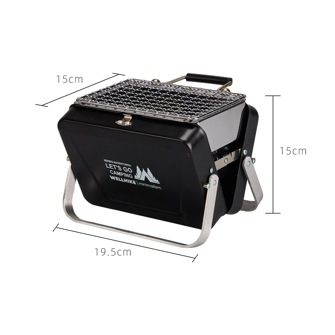 FoldFlame – Foldable Mini BBQ Grill For Camping, Picnics & Outdoor Cooking