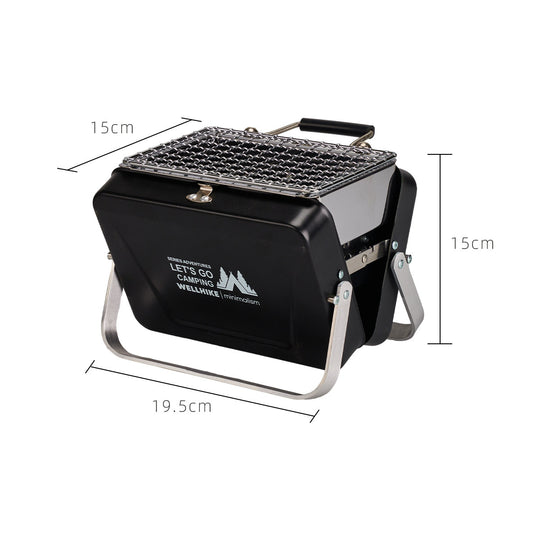 FoldFlame – Foldable Mini BBQ Grill For Camping, Picnics & Outdoor Cooking