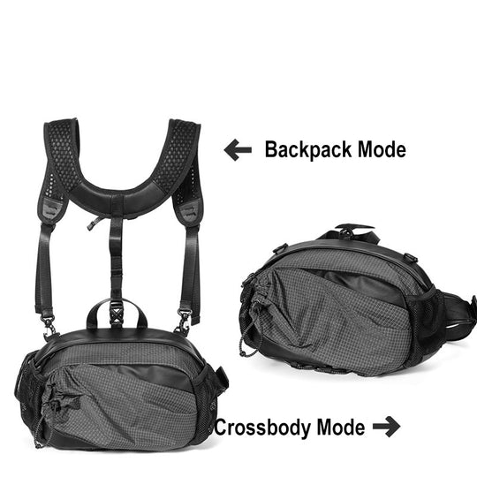 VersaPak – 3-In-1 Lightweight Convertible Backpack For Hiking, Cycling & Travel
