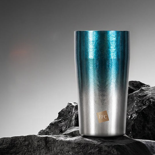 The Zeno:Pure Titanium Luxury Titanium Portable Cup