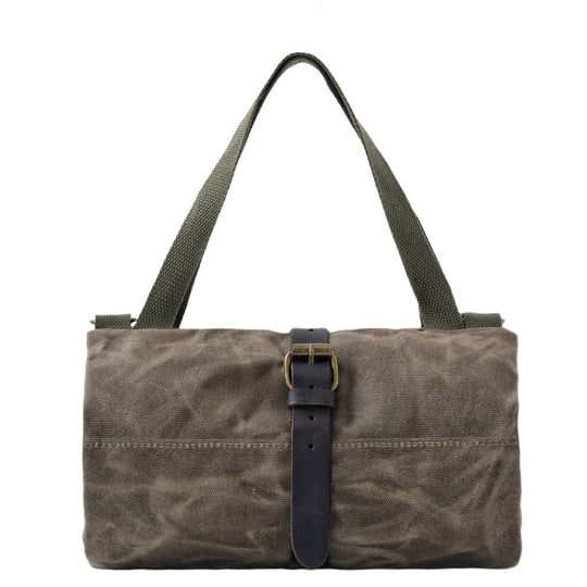 Tool Vault:Large-Capacity Waxed Canvas Tool Roll Bag