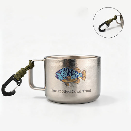 The Finor:Titanium Mini Lightweight Mug Outdoor Cup