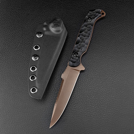 The Krypton:Durable One-Piece Steel Forged Fixed Blade Knife