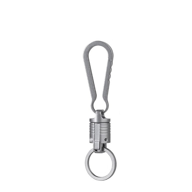 Magic Levitation:Titanium Alloy Magnetic Keychain Universal Snap Connector Buckle Set