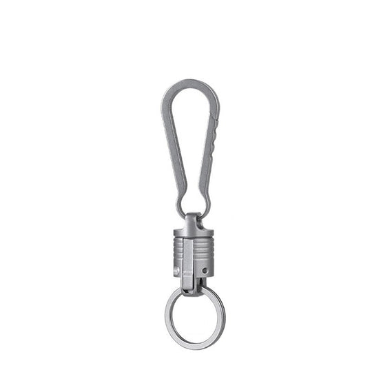 Magic Levitation:Titanium Alloy Magnetic Keychain Universal Snap Connector Buckle Set