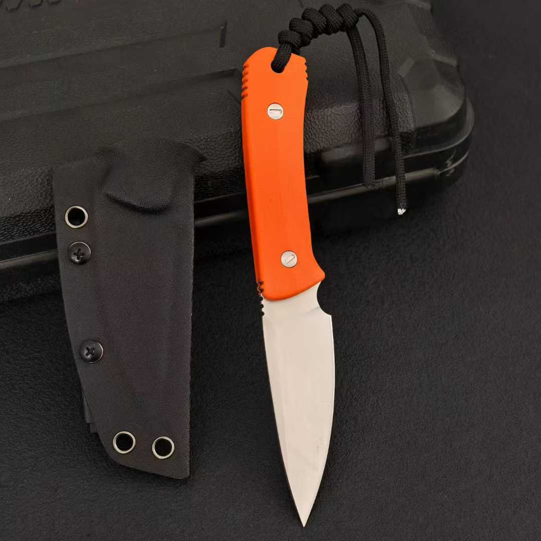 Pocket-Sized Beast:G10 Outdoor Fixed Blade EDC Knife with K-Sheath