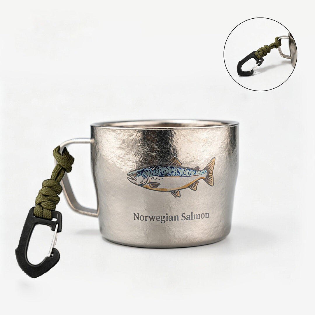 The Finor:Titanium Mini Lightweight Mug Outdoor Cup