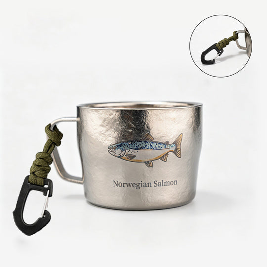 The Finor:Titanium Mini Lightweight Mug Outdoor Cup