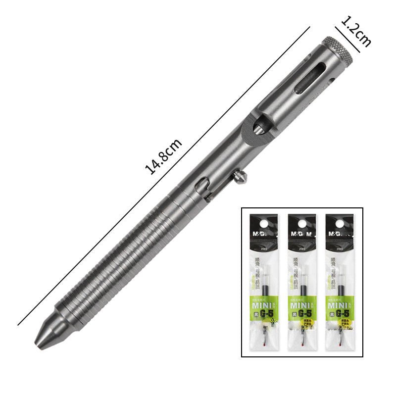 The BoltX:Titanium Mechanical Bolt Action EDC Tactical Pen