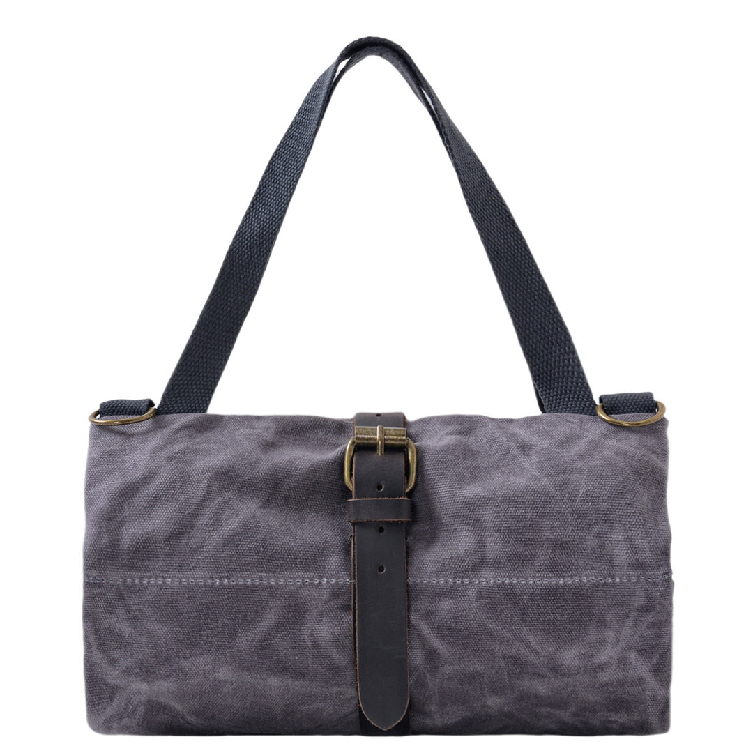 Tool Vault:Large-Capacity Waxed Canvas Tool Roll Bag