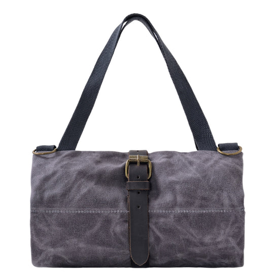 Tool Vault:Large-Capacity Waxed Canvas Tool Roll Bag