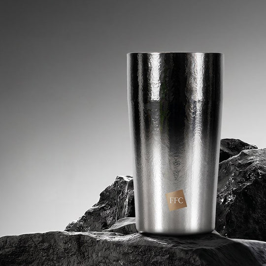 The Zeno:Pure Titanium Luxury Titanium Portable Cup