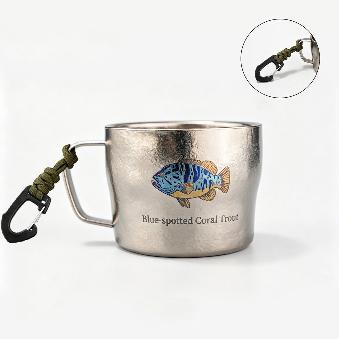 The Finor:Titanium Mini Lightweight Mug Outdoor Cup