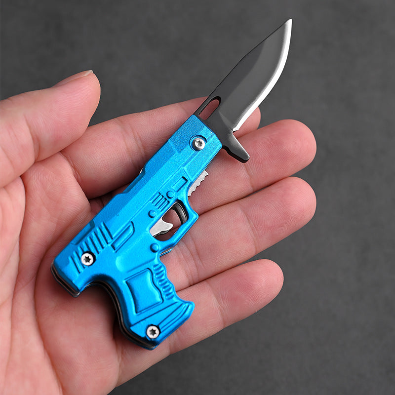 ADD-ONS: Gun-Inspired Mini Stainless Steel Folding Knife