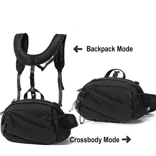 VersaPak – 3-In-1 Lightweight Convertible Backpack For Hiking, Cycling & Travel