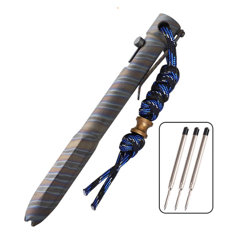 The Aurora:Premium EDC Titanium Smooth Bolt Action Pen