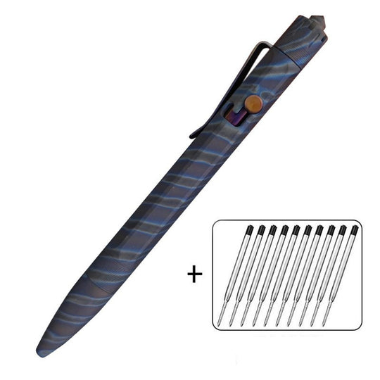 The Meteor:Titanium Bolt Action EDC Tungsten Steel Tactical Pen