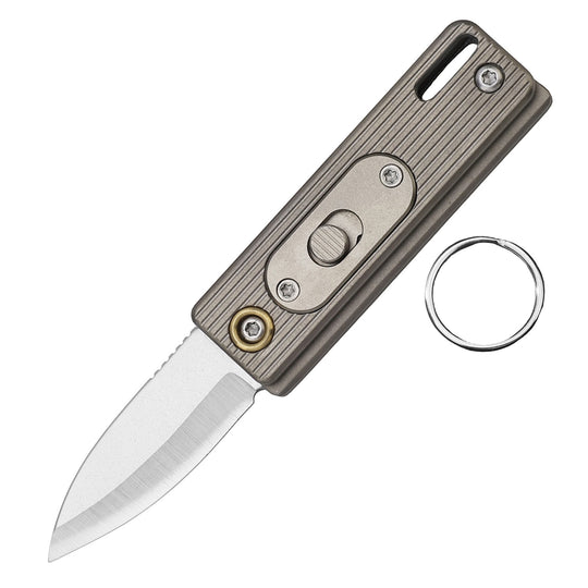 NanoTi | Precision D2 Steel EDC Keychain Utility Knife