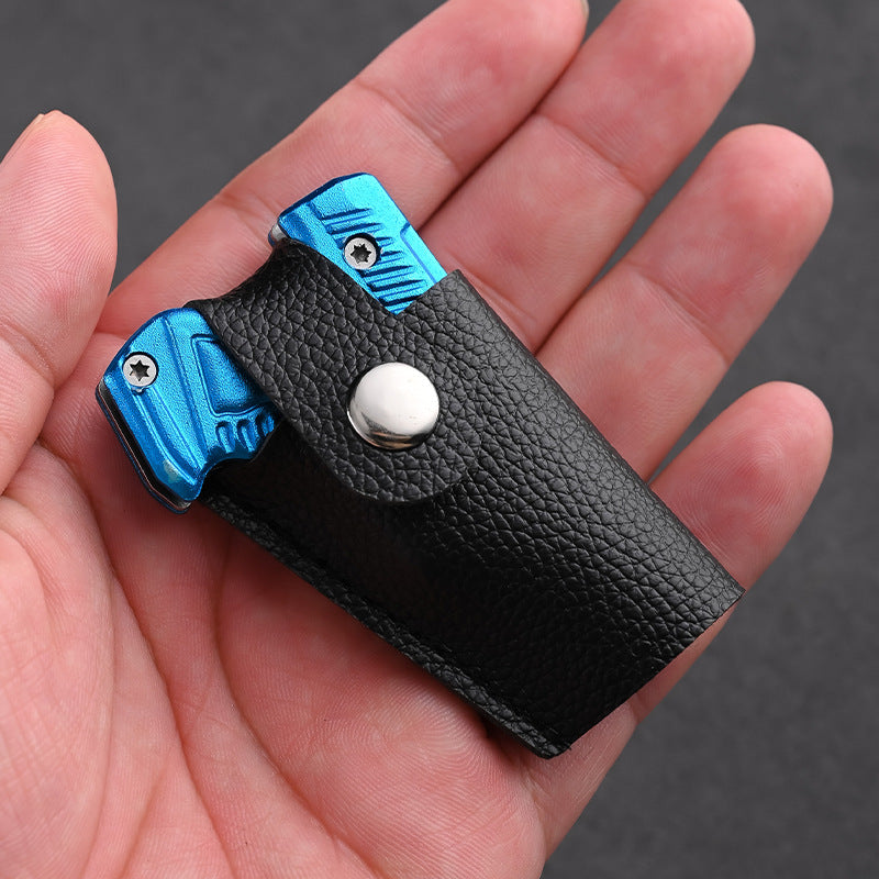 ADD-ONS: Gun-Inspired Mini Stainless Steel Folding Knife