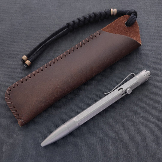 The Meteor:Titanium Bolt Action EDC Tungsten Steel Tactical Pen