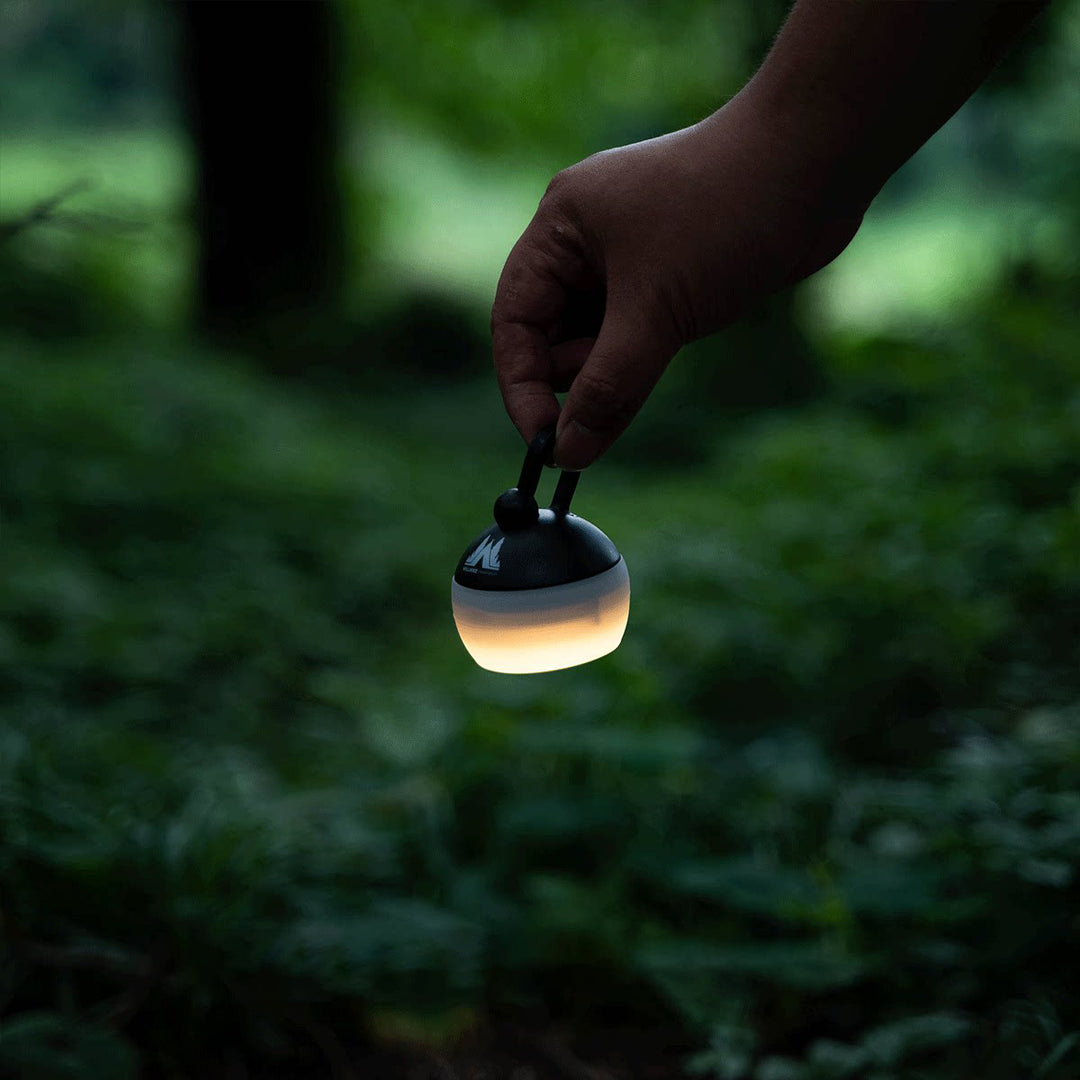 PineGlow - Vintage Rechargeable Lantern With 80H Battery For Camping Ambiance.