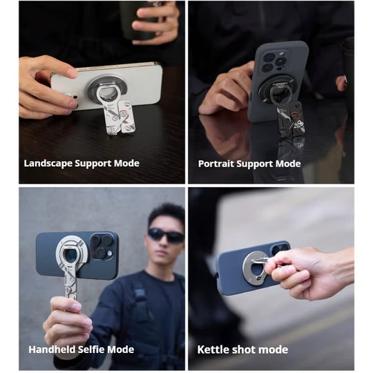 Octopus:Retractable Wing Ultra-thin EDC Magnetic Multi-tool Phone Holder