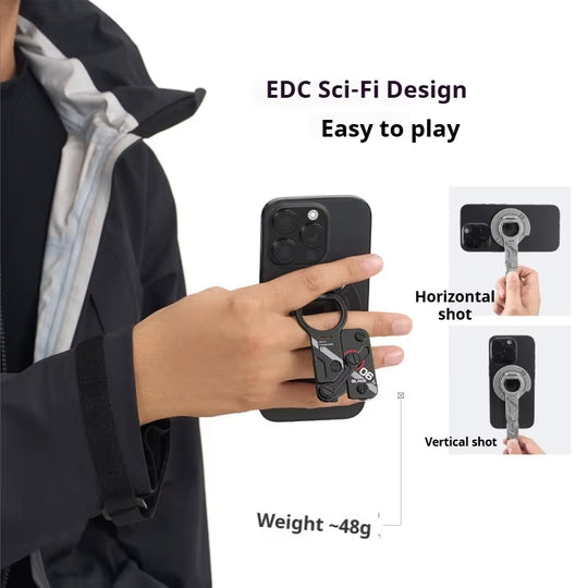 Octopus:Retractable Wing Ultra-thin EDC Magnetic Multi-tool Phone Holder