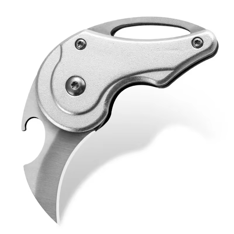 Mini Claw Portable Keychain Necklace Utility Pocket Tool EDC Folding Knife