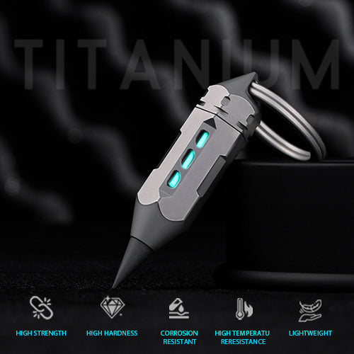 Dark Fire 2.0 – Titanium Multitool Keychain Lantern