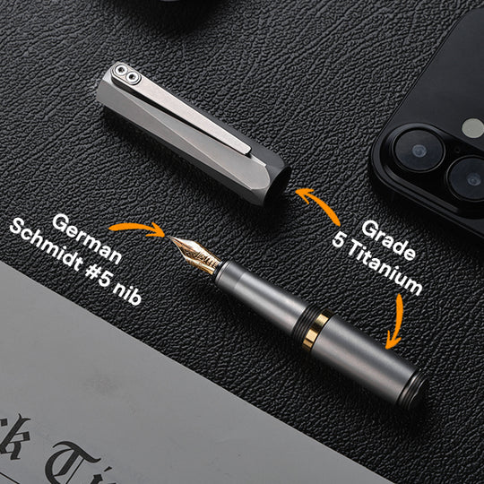 Lumink - The Definitive Pocket-to-Pro Titanium Fountain Pen