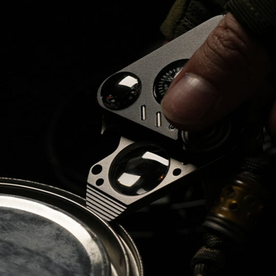The Nexor:7-in-1 Outdoor EDC Tool & Compass Keychain